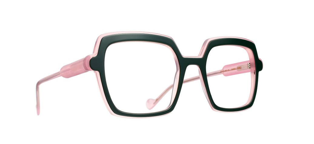 Caroline Abram HAIKU - VERT / ROSE CLAIR - 1092  6100261092 -...