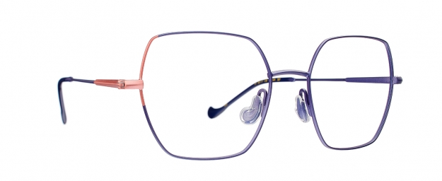 Caroline Abram VITALIA - BLEU / PRUNE acier inoxydable 327 -...