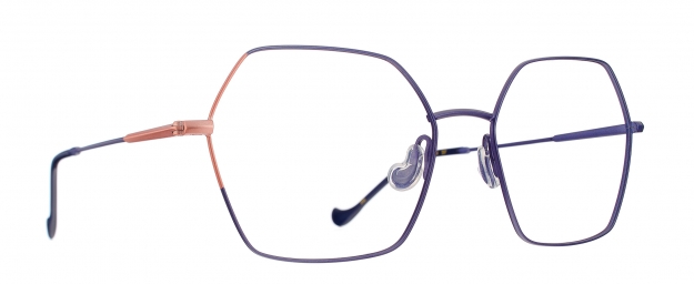 Caroline Abram VERONESE - BLEU / PRUNE acier inoxydable 327 -...