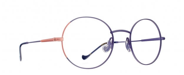 Caroline Abram VIRGINIUM - BLEU / PRUNE acier inoxydable 327 -...