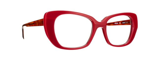 Caroline Abram ODELIA - RED / TAUPE / TORTOISE ACETATE WITH...