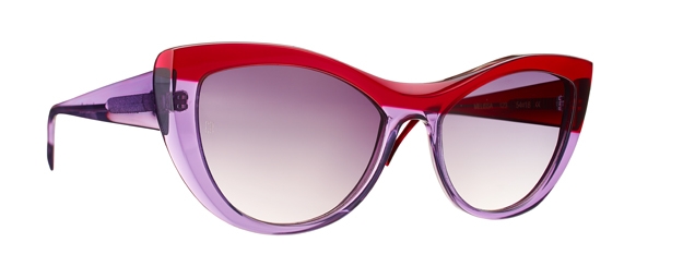 Caroline Abram MELISSA - RASPBERRY / TANZANITE ACETATE 123 -...