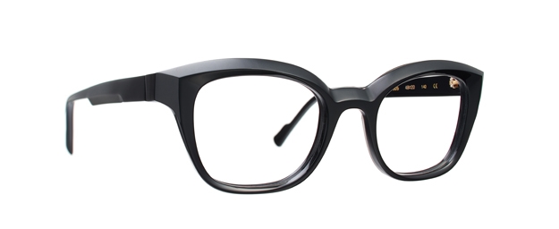 Caroline Abram TAMARA - MAT BLACK / SHINNY BLACK ACETATE 505 -...