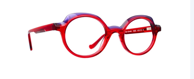 Caroline Abram 40 - DARK BLUE / MARSALA ACETATE 1033 - 40