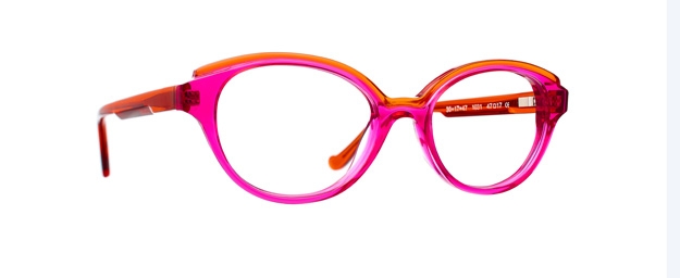 Caroline Abram 47 - DARK ORANGE / FUCHSIA ACETATE 1031 - 47