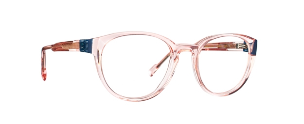 Caroline Abram ZELDA - LIGHT PINK / TURQUOISE ACETATE 642 -...