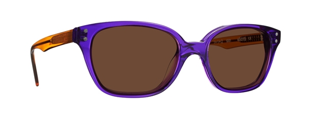 Caroline Abram 2 SUN - VIOLET / MARRON ORANGE ACETATE /...