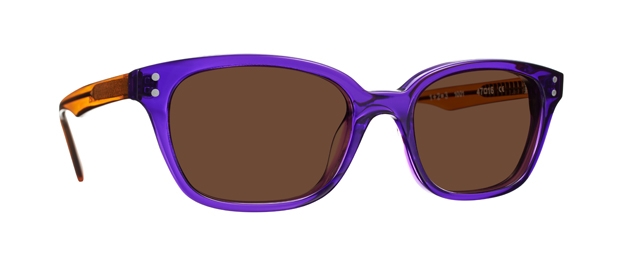 Caroline Abram 3 SUN - VIOLET / ORANGE-BROWN ACETATE /...