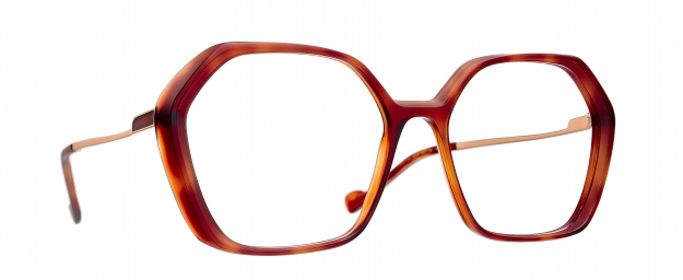 Caroline Abram IVY - HAVANA / GOLD ACETATE/STAINLESS STEEL...