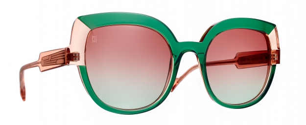 Caroline Abram HASAE - GREEN / PEACH ACETATE 751 - HASAE