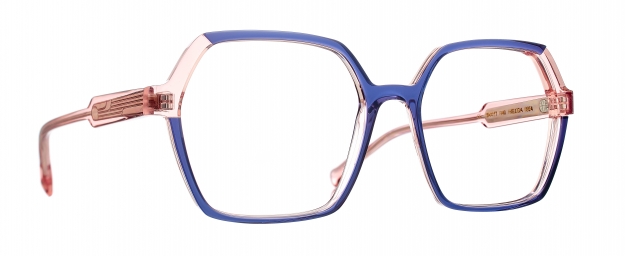 Caroline Abram HELGA - BLUE / PINK ACETATE 664 - HELGA
