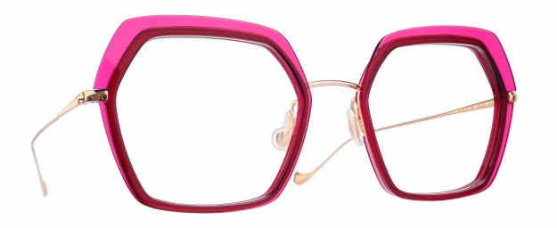 Caroline Abram WAFIA - FUSHIA CRISTAL/ PINK GOLD...