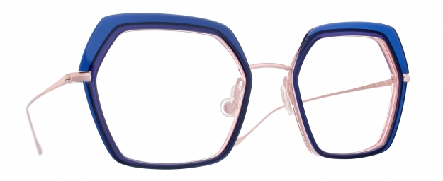 Caroline Abram WAFIA - DEEP BLUE / PINK ACETATE/STAINLESS...