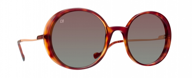 Caroline Abram IRIS SUN - HAVANA / GOLD ACETATE/STAINLESS STEEL...